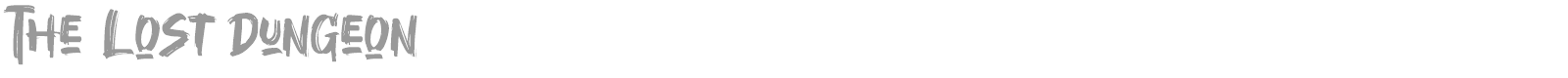 The Lost Dungeon font preview